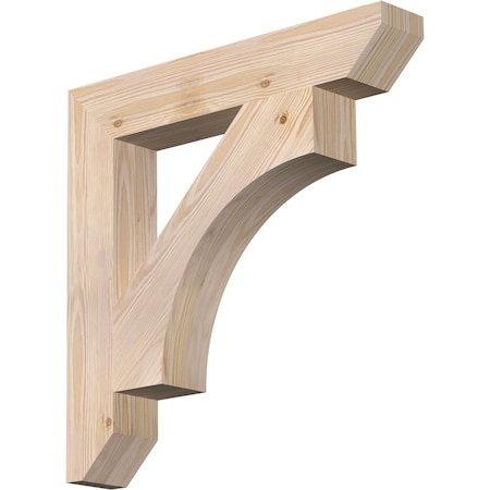 Ekena Millwork Westlake Slat Smooth Bracket, Douglas Fir, 3 1/2"W x 22"D x 22"H BKT04X22X22WTL06SDF